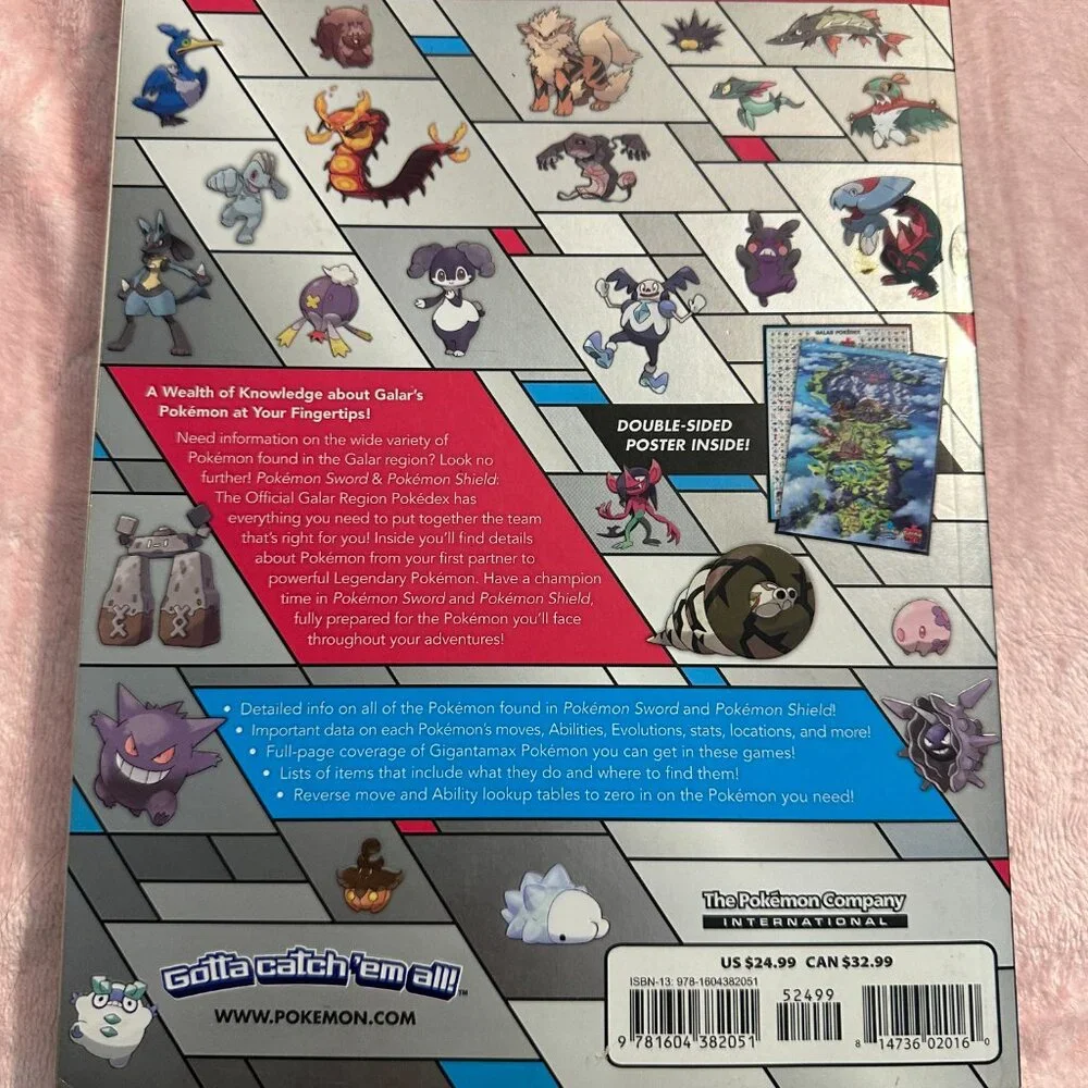 Pokemon Sword & Shield - The Official Galar Region Pokedex Gotta Catch them All!